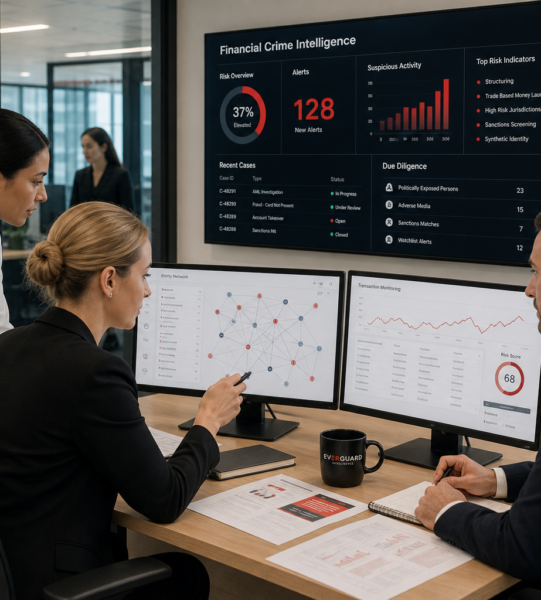Everguard industry support for Financial Services & Fraud Risk